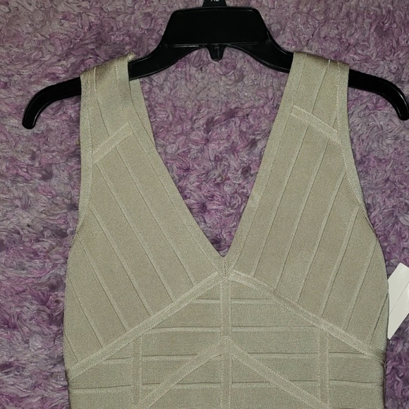 Cream Bondage Dress - Picture 3 of 4